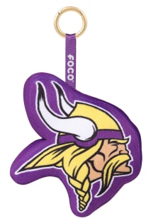 Minnesota Vikings 6in Plush Logo Backpack Clip Keychain - Purple