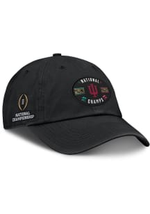Nike Indiana Hoosiers 2026 National Champs Club Cap Adjustable Hat - Black