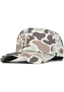 No Rivals Texas Tech Red Raiders Huntsman Duck Camo Adjustable Hat - Green