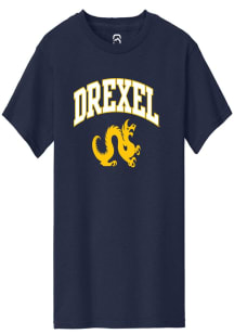 Summit Sportswear Drexel Dragons Youth Navy Blue Arch Logo Short Sleeve T-Shirt