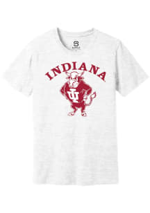 Summit Sportswear Indiana Hoosiers Ash Arch Name Mascot Short Sleeve Fashion T Shirt