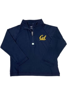 Cal Golden Bears Toddler Navy Blue Matthew Long Sleeve Qtr Zip