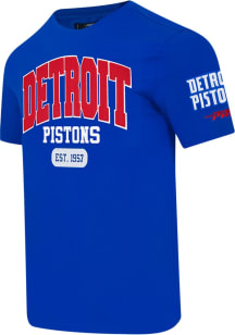 Pro Standard Detroit Pistons Blue City Arch Short Sleeve Fashion T Shirt