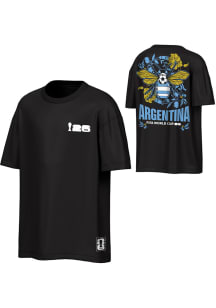 Argentina National Team Black World Cup 26 Rally Short Sleeve T Shirt
