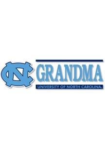 North Carolina Tar Heels 6x2 Grandma Auto Decal - Light Blue