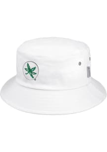 LogoFit Ohio State Buckeyes White Daytona Mens Bucket Hat