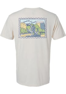 Summit Sportswear Drexel Dragons Womens Ivory Postcard Short Sleeve T-Shirt