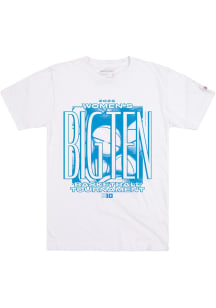 Homefield Big Ten White 2026 Big Ten Women's Basketball Tournament Short Sleeve Fashion T Shirt