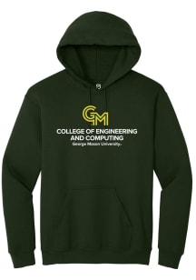 Summit Sportswear George Mason University Mens Green College of Engineering and Computing Long Sle..