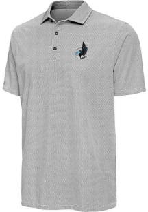 Antigua Minnesota United FC Mens Black Pave Short Sleeve Polo