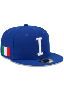 New Era Italy Mens Blue 2026 World Baseball Classic 59FIFTY Fitted Hat