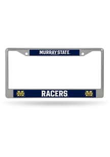 Murray State Racers Decal Chrome License Plate Frame - Silver