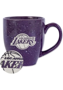 Los Angeles Lakers Standard 16oz Speckle Ceramic Mug - Purple