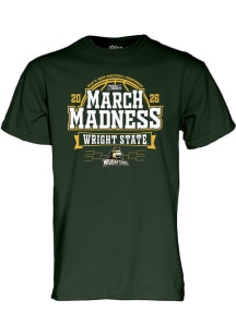 Blue 84 Wright State Raiders Green 2026 Men's Basketball March Madness Bound Short Sleeve T Shirt