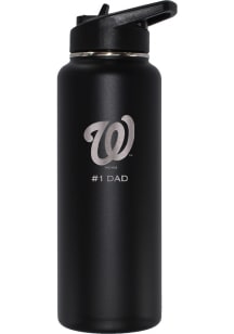 Washington Nationals Dad 34oz Stainless Steel Bottle - Black