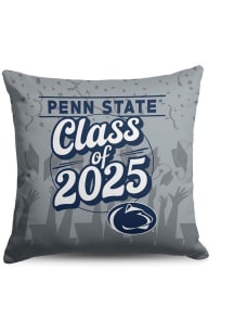 Penn State Nittany Lions Class of 2025 18x18 Throw Pillow - Silver