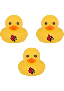 Louisville Cardinals Red 3pk Rubber Duck