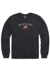 Maryland Womens Black East Coast Crew Sweatshirt
