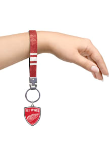 Detroit Red Wings Crystal Keychain - Red
