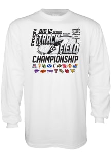 Blue 84 Big 12 White 2026 Big 12 Outdoor Track & Field Championships Long Sleeve T Shirt