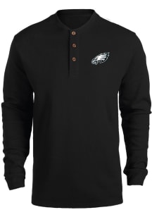 Dunbrooke Philadelphia Eagles Black Thermal Long Sleeve T Shirt