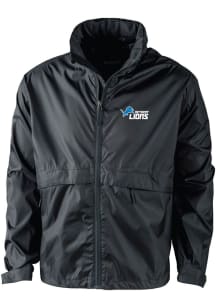 Dunbrooke Detroit Lions Mens Black Sportsman Light Weight Jacket