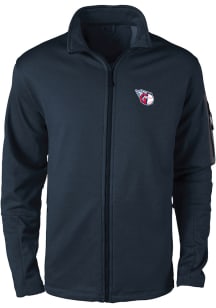 Dunbrooke Cleveland Guardians Mens Navy Blue Freestyle Medium Weight Jacket