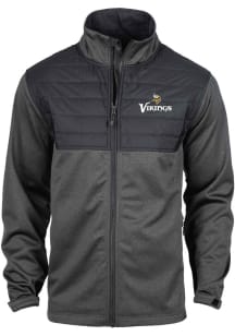 Dunbrooke Minnesota Vikings Mens Black Explorer Medium Weight Jacket