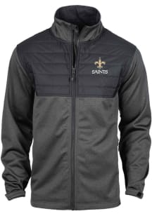 Dunbrooke New Orleans Saints Mens Black Explorer Medium Weight Jacket