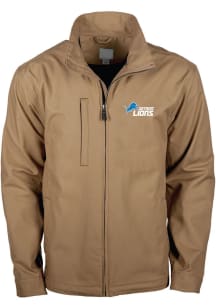 Dunbrooke Detroit Lions Mens Brown Journey Medium Weight Jacket