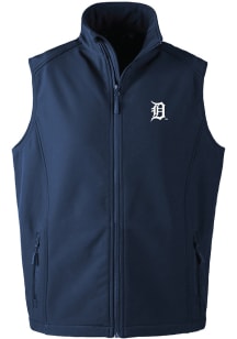 Dunbrooke Detroit Tigers Mens Navy Blue Archer Sleeveless Jacket