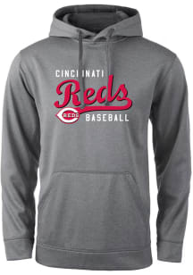 Dunbrooke Cincinnati Reds Mens Grey Champion Hood