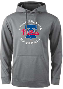 Dunbrooke Philadelphia Phillies Mens Grey Champion Hood