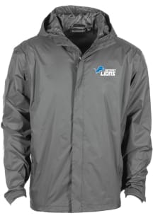 Dunbrooke Detroit Lions Mens Grey Tropic Light Weight Jacket