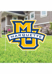 Marquette Golden Eagles Primary Yard Sign - Gold