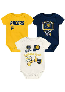 Indiana Pacers Baby Navy Blue Littlest Player One Piece