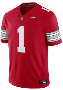 Nike Ohio State Buckeyes Scarlet Red Replica Football Jersey