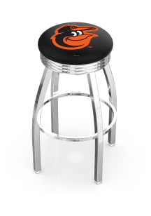 Baltimore Orioles 3 Ring Chrome Seat Pub Stool - Silver