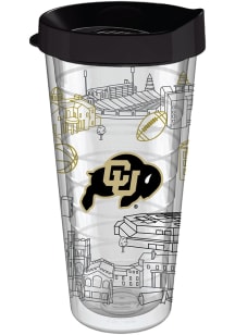 Colorado Buffaloes 22oz Plastic Tumbler - White