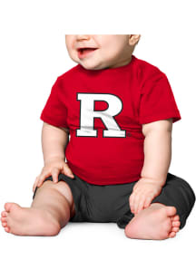 Little King Rutgers Scarlet Knights Infant Primary Short Sleeve T-Shirt Red