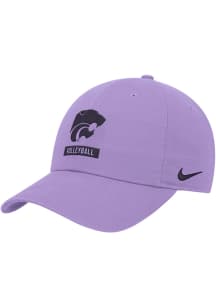 Nike K-State Wildcats Volleyball Club Cap Adjustable Hat - Lavender