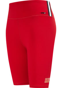Pro Standard Atlanta Hawks Womens Red Classic Chenille Bike Shorts