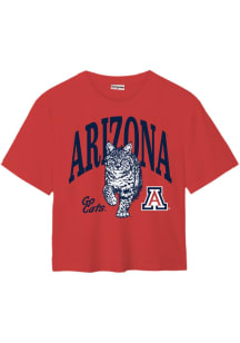 Where I’m From Arizona Wildcats Womens Cardinal Wildcat Prowl Short Sleeve T-Shirt