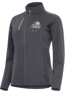 Antigua Purdue Boilermakers Womens Dark Grey 2026 Mens Big Ten Tournament Champs Generation Light..