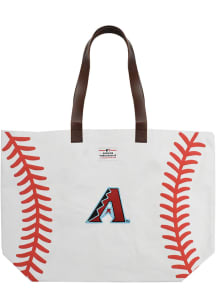 Arizona Diamondbacks White Baseball Tote Tote