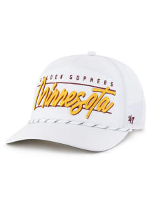 47 Minnesota Golden Gophers Condor Hitch Adjustable Hat - White