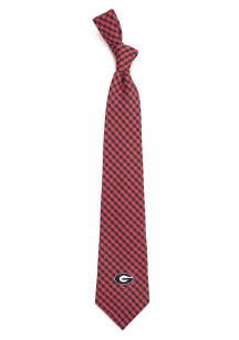 Georgia Bulldogs Gingham Mens Tie