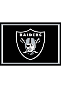 Las Vegas Raiders 3x4 Area Rug Interior Rug - Black