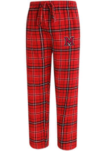 Concepts Sport Miami RedHawks Mens Red Primary Logo Sleep Pants
