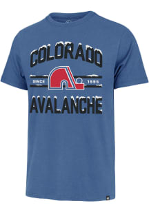47 Colorado Avalanche Blue Ice Fall Franklin Short Sleeve Fashion T Shirt